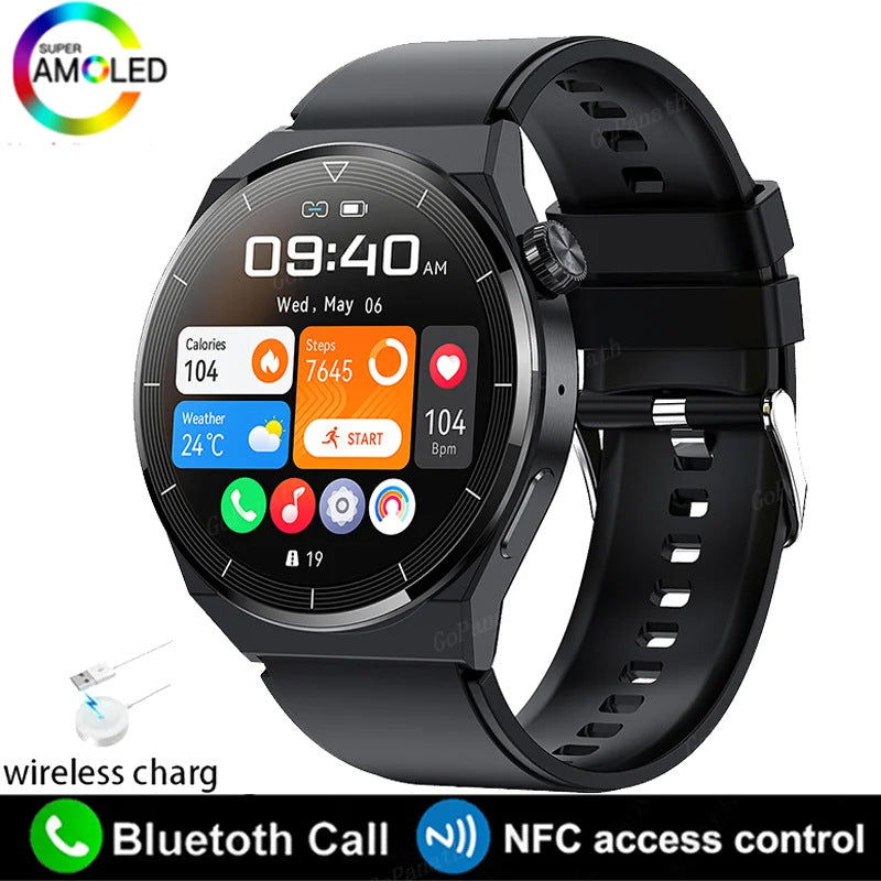 Fashion Hd Large Round Screen Heart Rate Gt3 Pro Multi-Function Sport Smart Watch