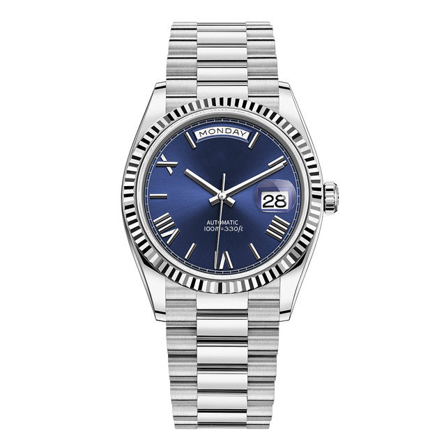 36Mm Men's Automatic Mechanical Watch Sunday