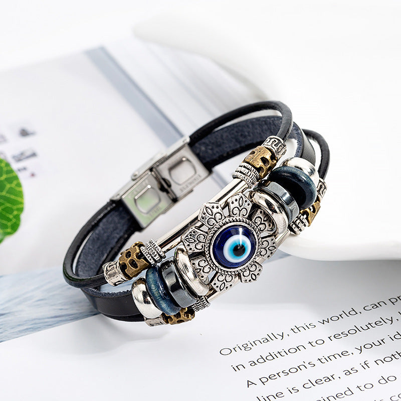 Turkish Blue Eye Alloy Accessory Bracelet