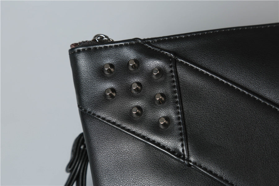 Fashionable Rivet Clutch