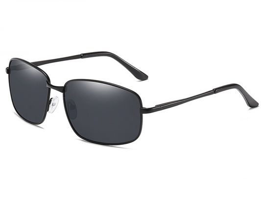 Sporty Metal Frame Polarized Sunglasses For Men