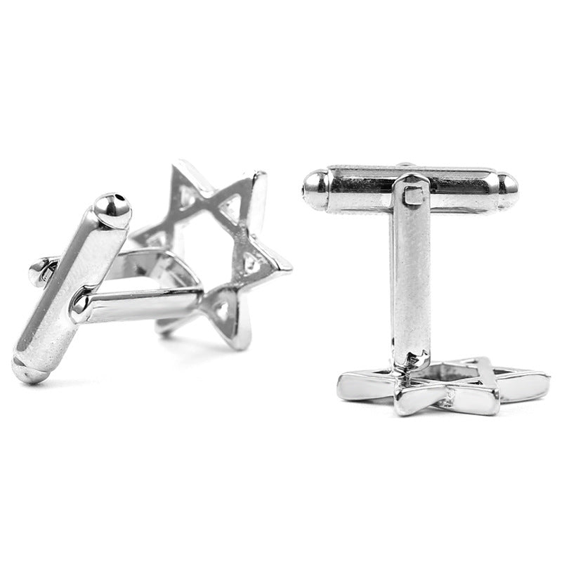 Fashion Six-Pointed Star Cufflinks