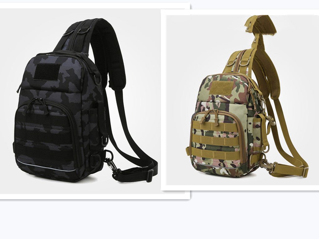 Versatile Ruia Chest Pack Tactical Camouflage Shoulders