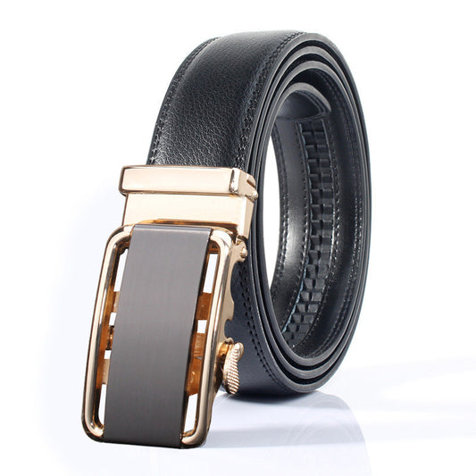 Men's Automatic Buckle Casual Leather Belt