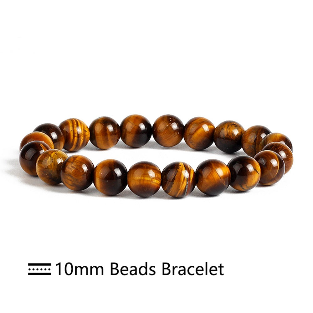 Natural Stone Bracelet Fashion Tiger Eyes Men Minimalist Beaded