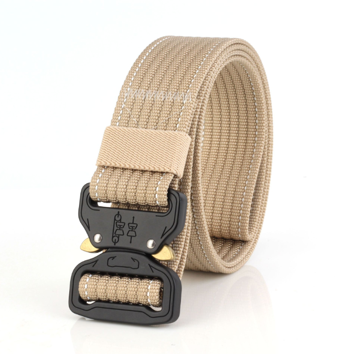 Hot Cobra Buckle Tactical Belt Male Army Fan Rappelling Nylon Inner Belt Training Belt Special Forces 3.8Cm