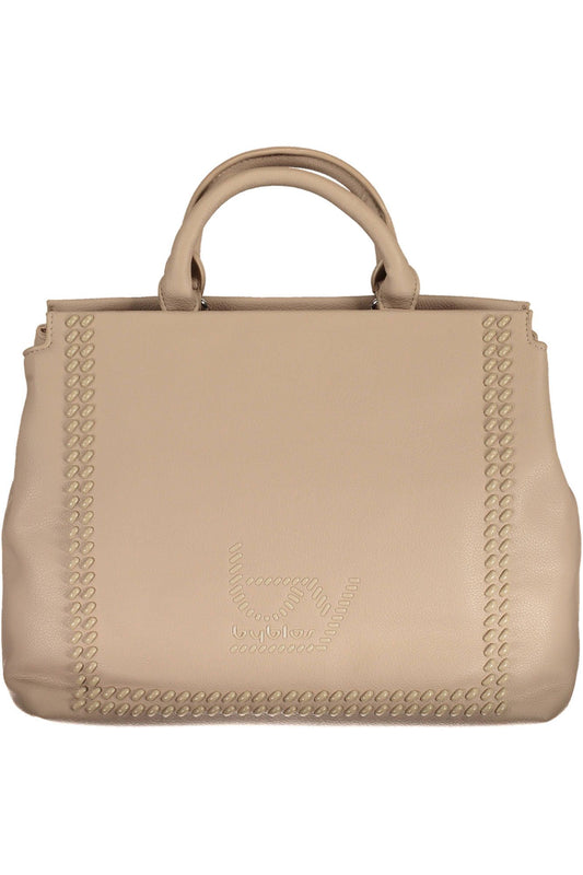 BYBLOS Beige Polyethylene Women Handbag