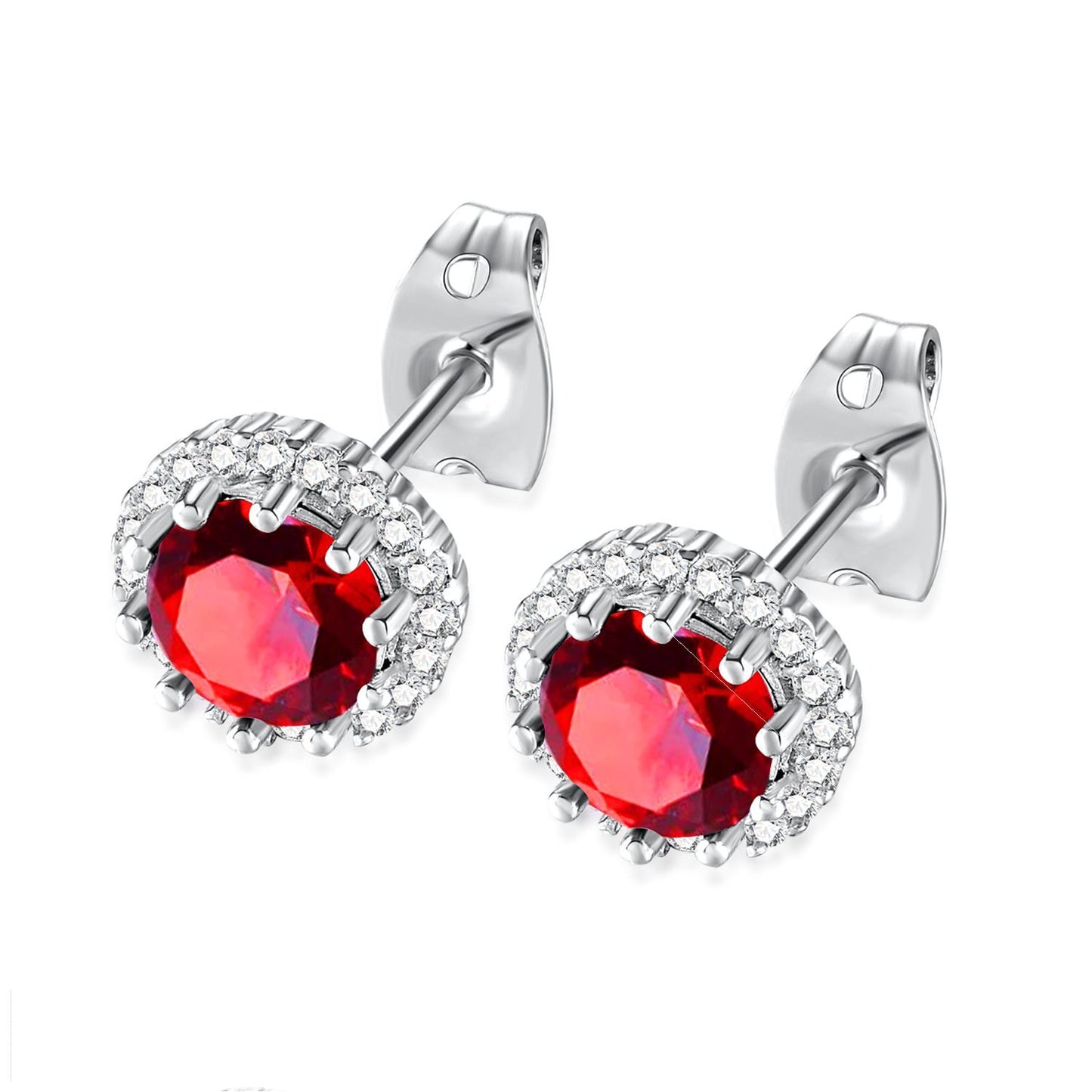 Colorful Zircon Earrings