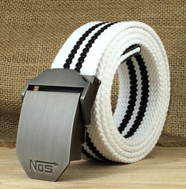 Men's Canvas Belt Thickening Custom Outdoor Tactical Belt Army Fan Fat Belt Belt Of Young Students