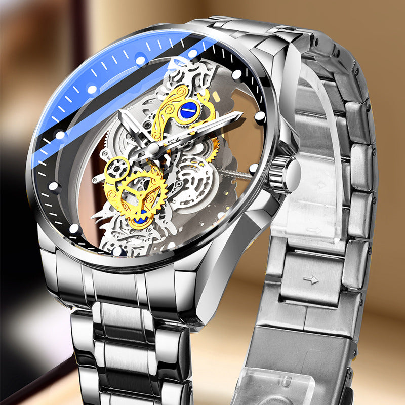 Hot Double-Sided Skeleton Full Automatic Machine Non-Mechanical Watch