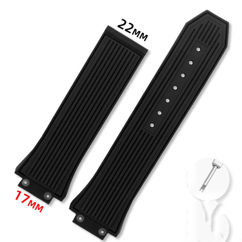 Non-Stick Dust Silicone Watch Strap