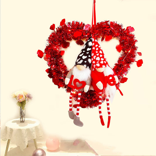 Valentine'S Day Ornament Gift Faceless Doll Garland Valentine'S Day Atmosphere Garland