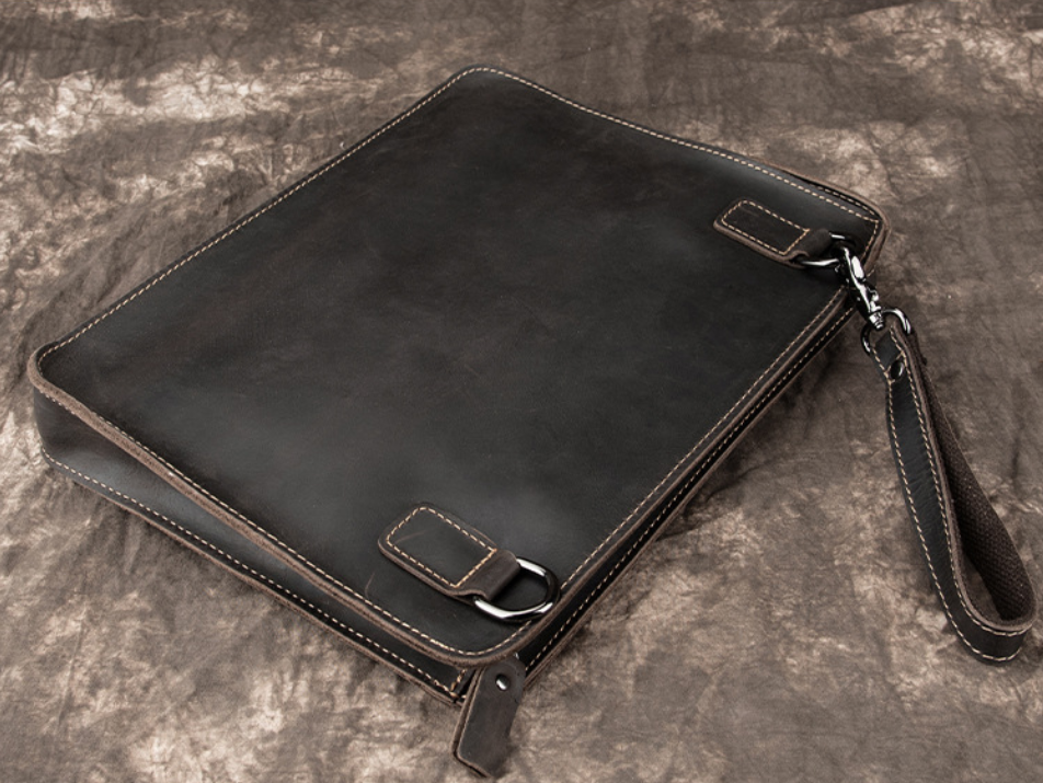 Men's Business Leather Shoulder Bag