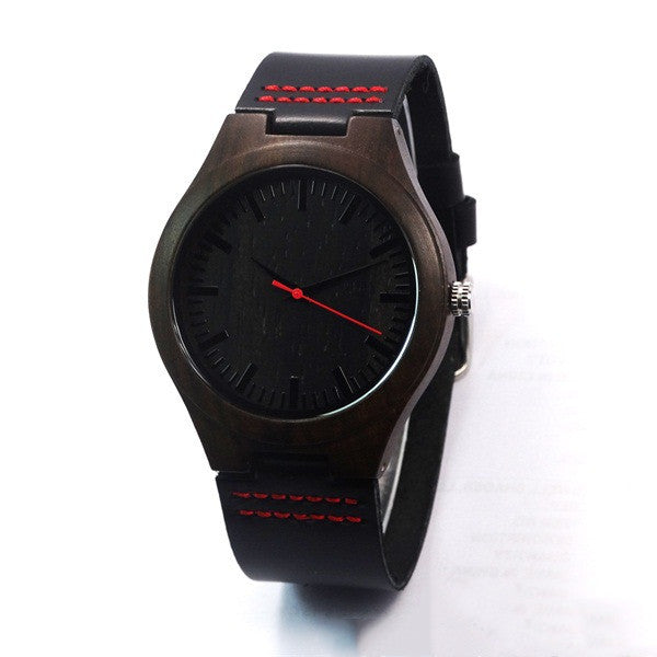 Bottom Laser Wooden Watch