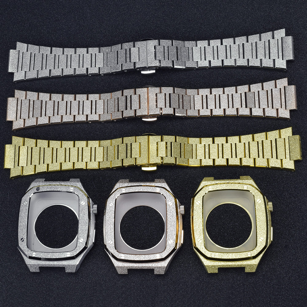 Modified Stainless Steel Smart Watch With Protective Sleeve