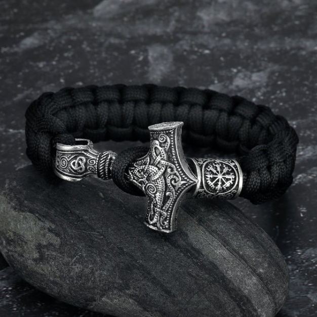 Paracord Mjolnir Bracelet - A Symbol of Power and Protection