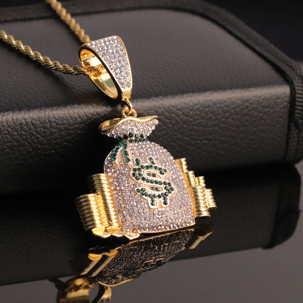 Hip-Hop Money Bag Chain