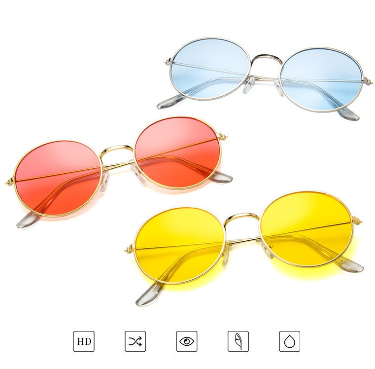 Round Jelly Sunglasses: Transparent Ocean Shades With A Vintage Vibe