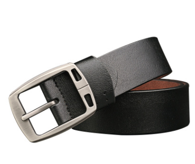 Leather Belt Men's Leather Antique Jeans Belt Fashion Casual Pants Factory Direct One Generation