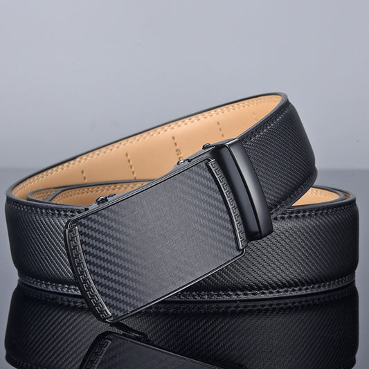 Men's Two-Layer Cowhide Comfort Click Belt