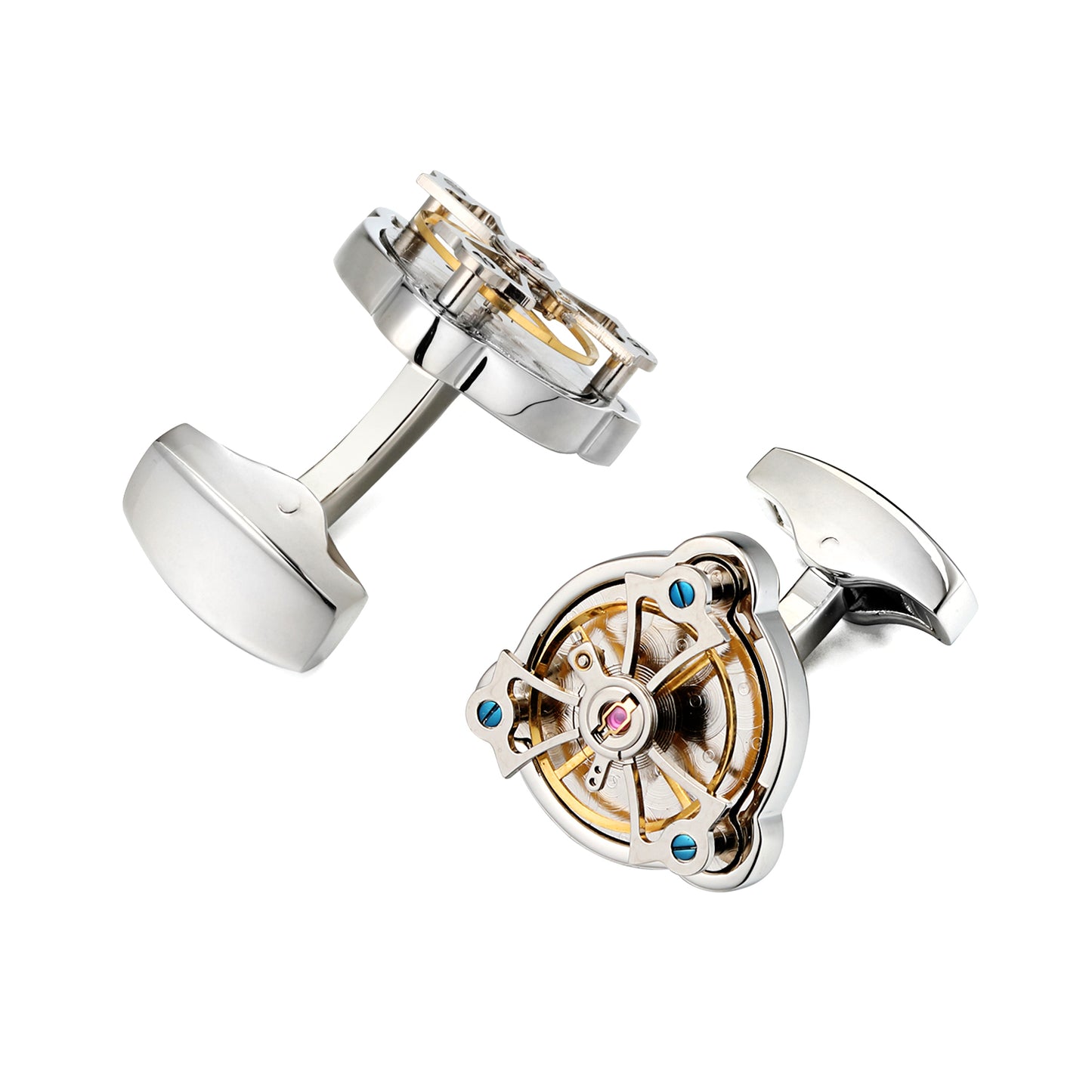 Watch Movement Cufflinks Foreign Trade French Tourbillon Cufflinks