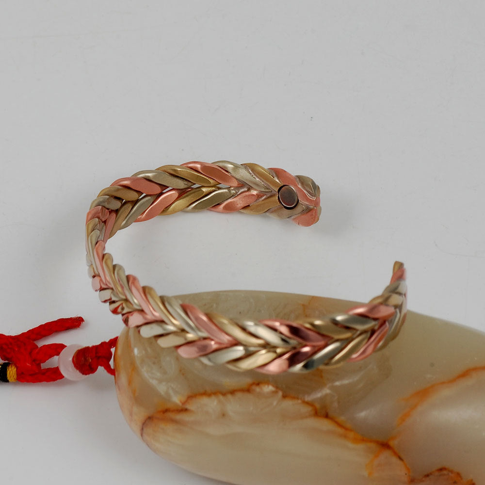 Pure Copper Bracelet Red Copper Celebrity Style