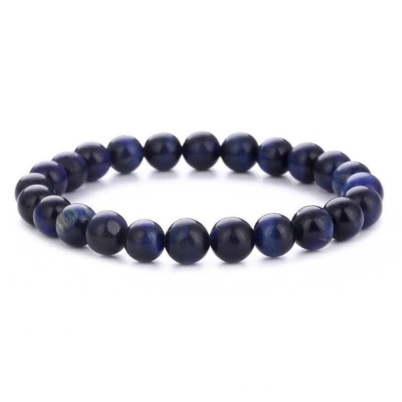 Ethnic Blue Tiger Eye Stone Bracelet