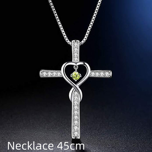 European And American Plated 925 Silver Necklace