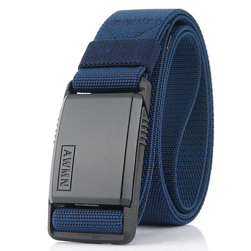 Automatic Buckle Elastic Canvas Belt