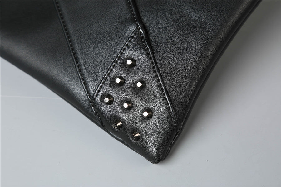 Fashionable Rivet Clutch