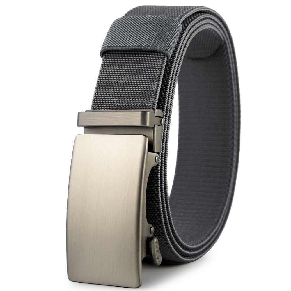 Outdoor Sports Nylon Belt With Automatic Buckle - Unisex, Durable, And Fashionable