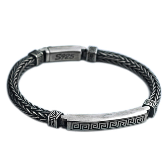 Personality Tide Men and Women Hot Fashion Thai Silver Bracelet