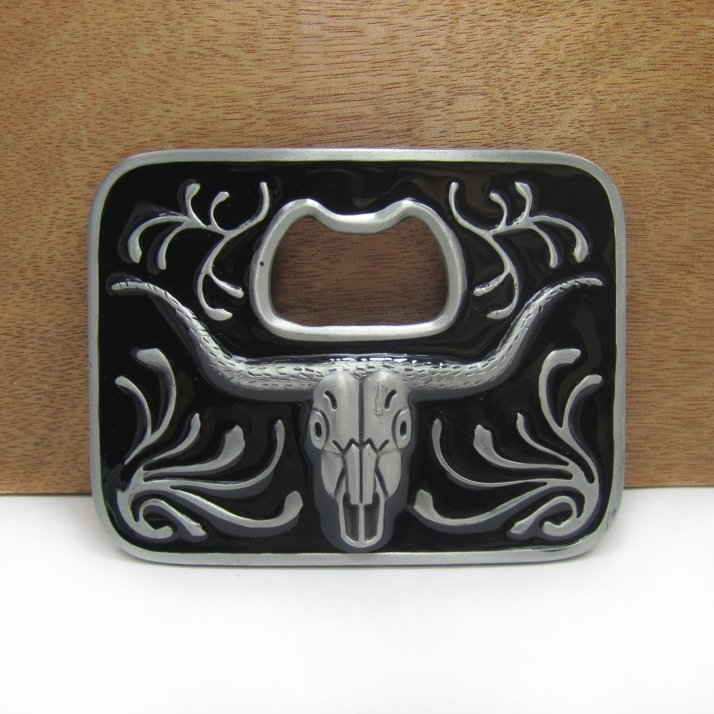 Zinc Alloy Ox Head Bottle Opener Belt Buckle