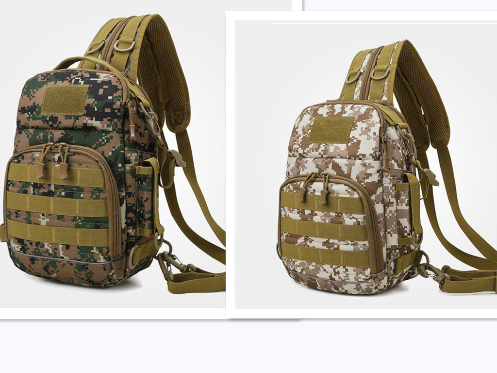 Versatile Ruia Chest Pack Tactical Camouflage Shoulders