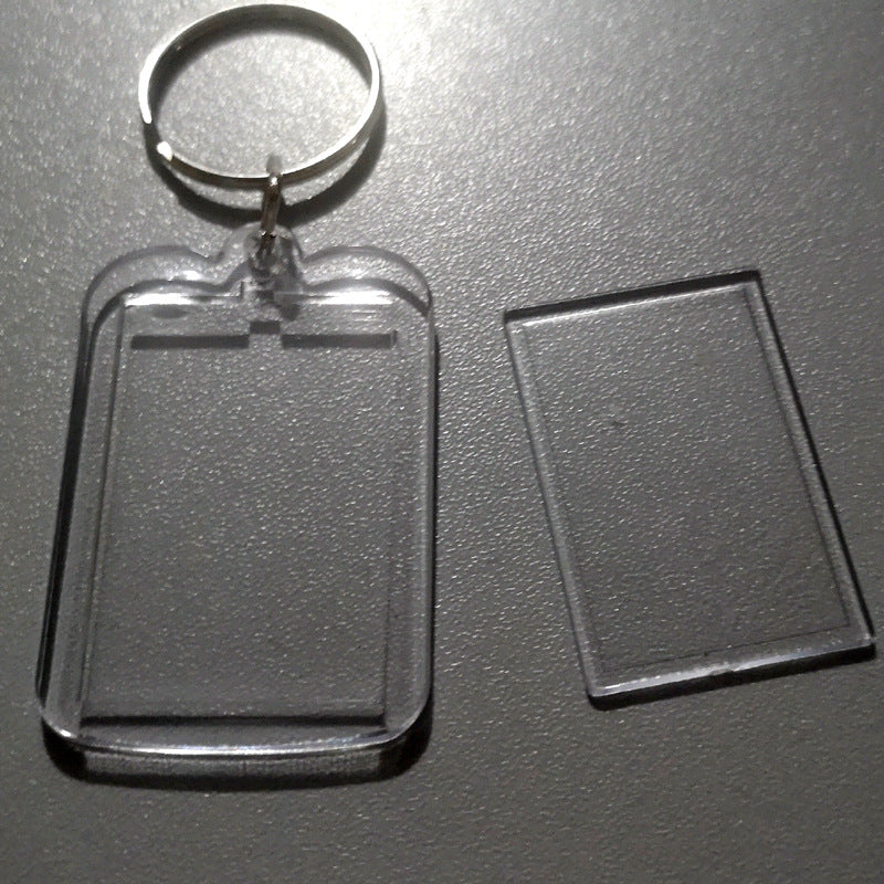 Transparent Photo Frame Acrylic Keychain Custom Hot Acrylic Keychain Pendant