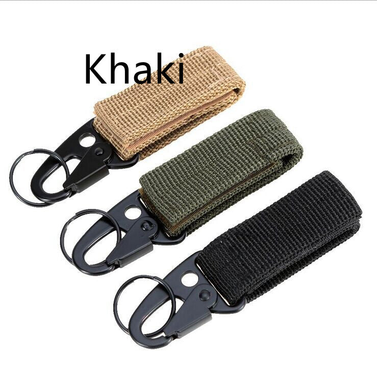 Outdoor Tactical Nylon Belt Multifunctional Carabiner