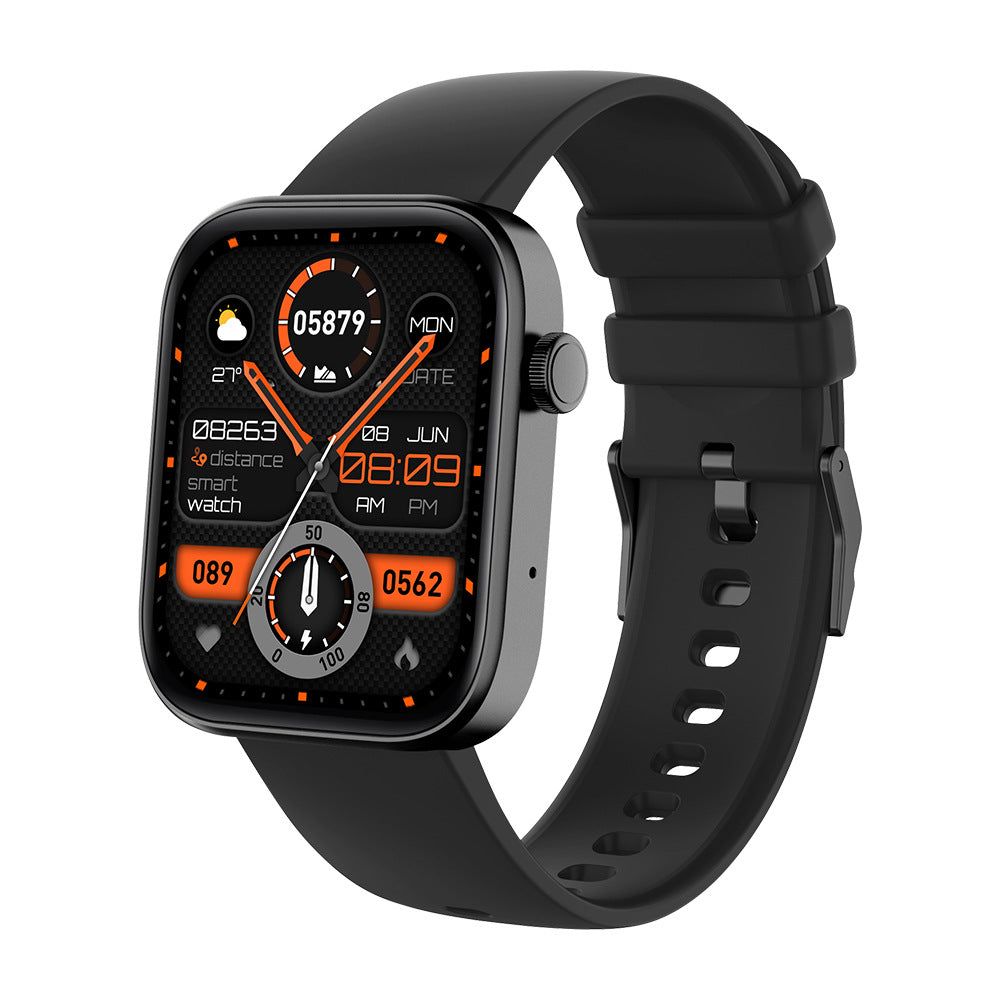 Sports Heart Rate Meter Step Waterproof Full Screen Smart Watch