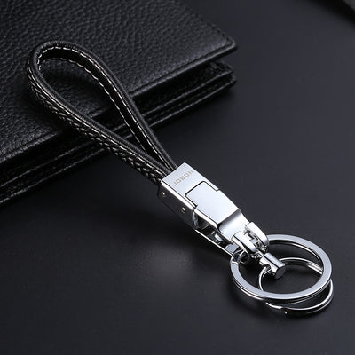 Double Ring Hand Woven Key Ring