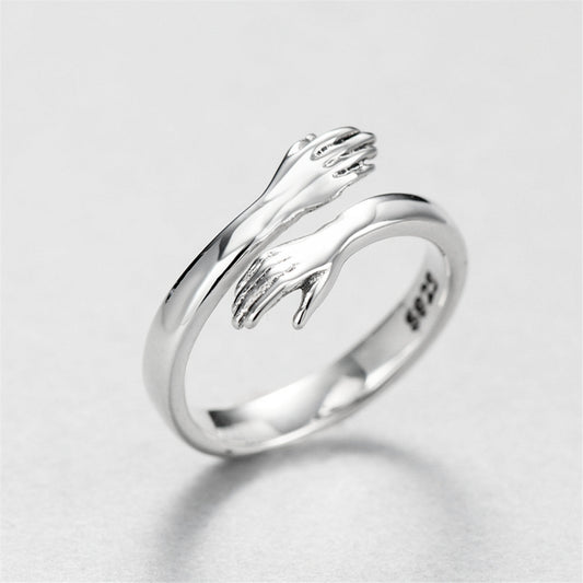 Love Hug Couple Ring