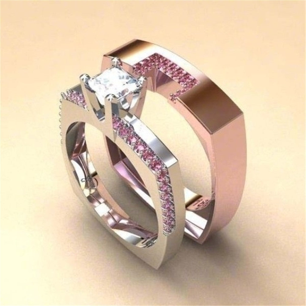 Women's Fashion Inlaid Zirconium Ring