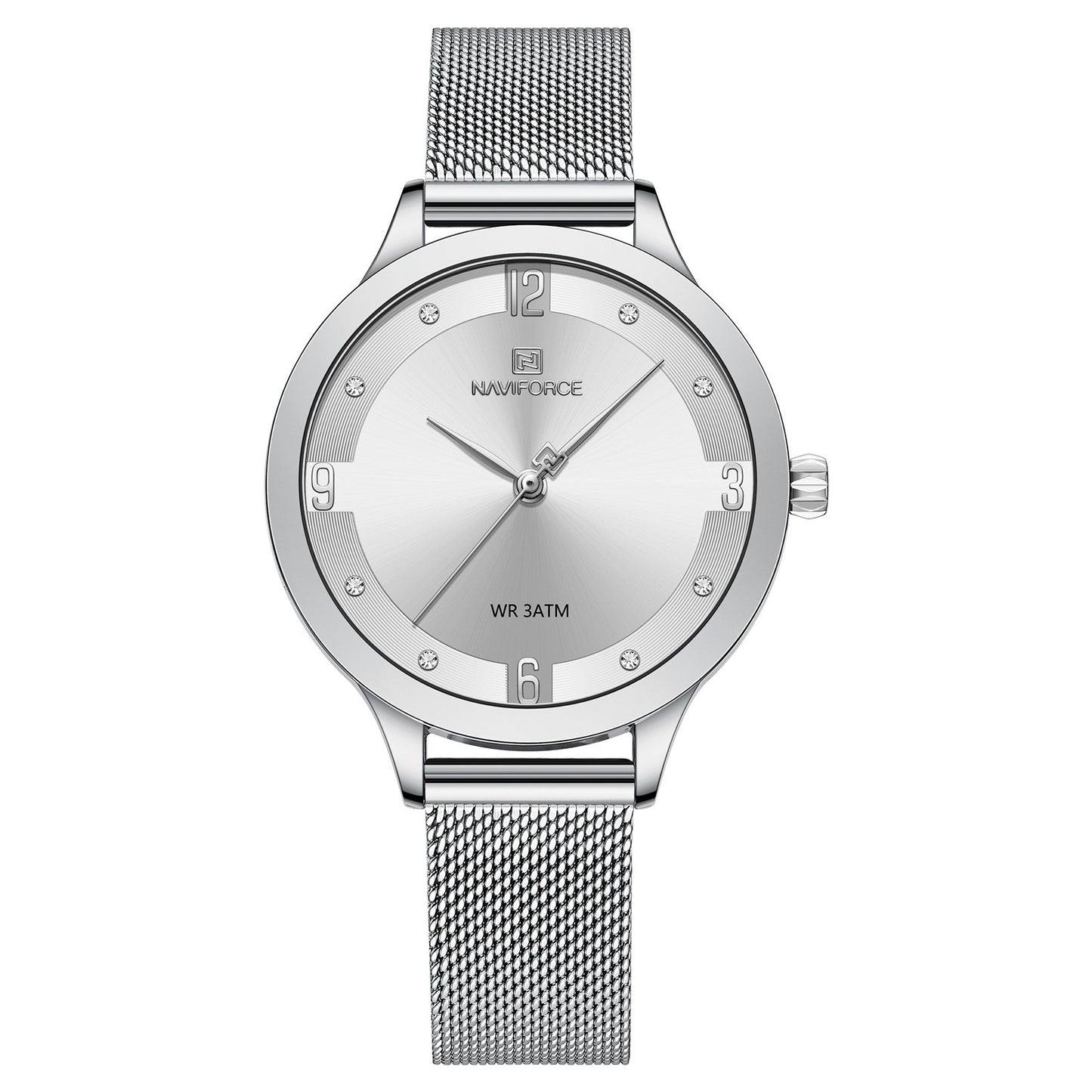 Fashion Quartz Watch with Mesh Band