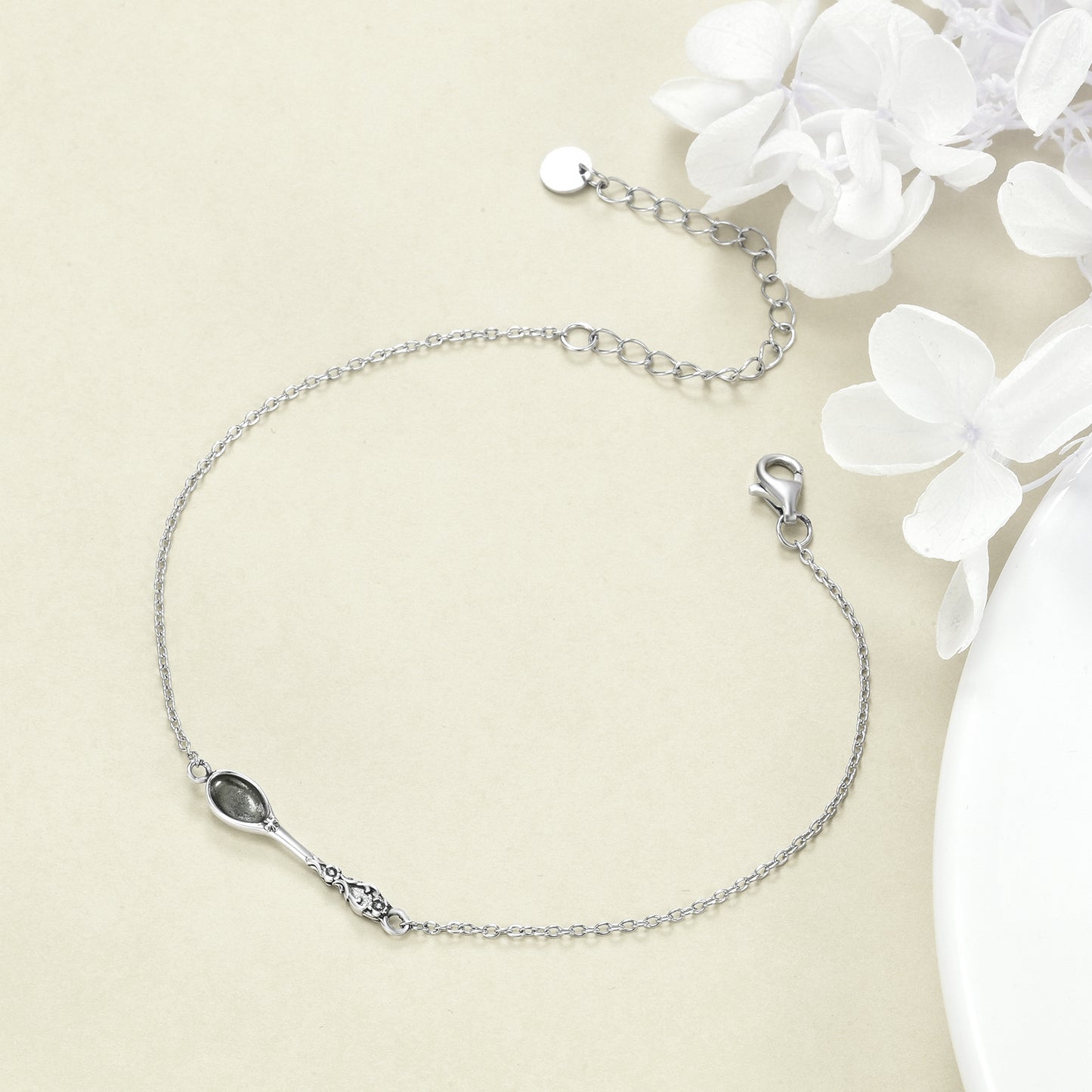 Spoon Bracelet 925 Sterling Silver Spoon Bracelet Spoon Jewelry For Women Girls Gifts