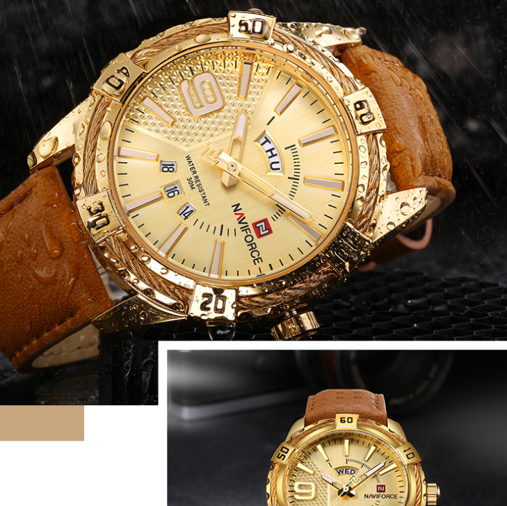 Men's Fashion Trend Personality Sports Large Dial Quartz Watch