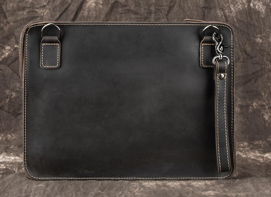 Men's Business Leather Shoulder Bag