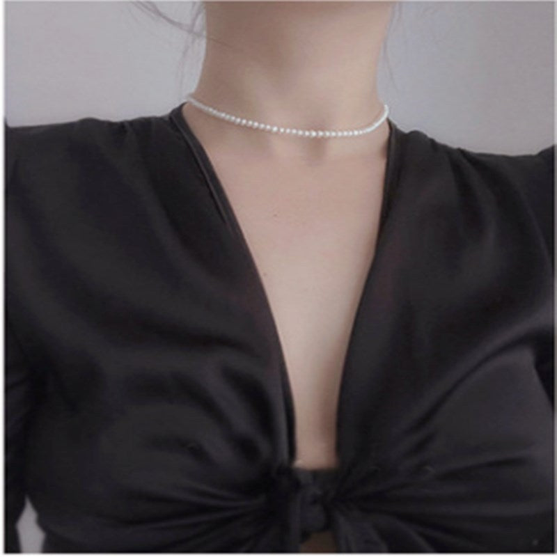 Fashion Retro Style Net Celebrity Same Pearl Necklace