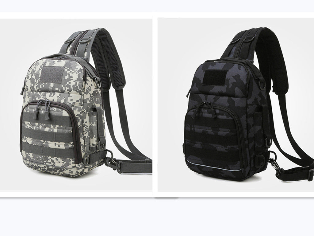 Versatile Ruia Chest Pack Tactical Camouflage Shoulders