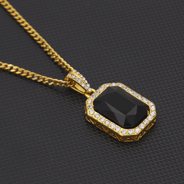 Hip-Hop Men's Gem Necklace