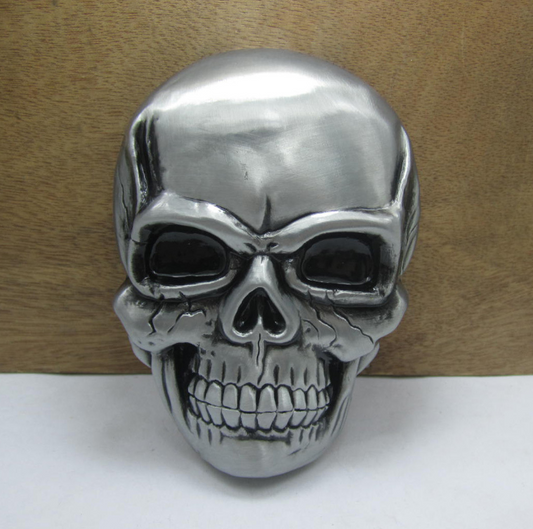 Zinc Alloy Skull Belt Buckle