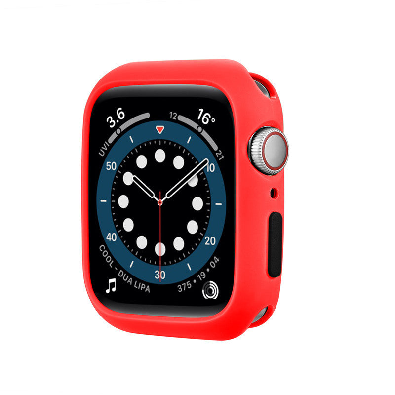 Compatible With Apple, Protective Cover 6Th Generation Watch Shell Button Candy Cover Apple Watch6 5 4 3 2