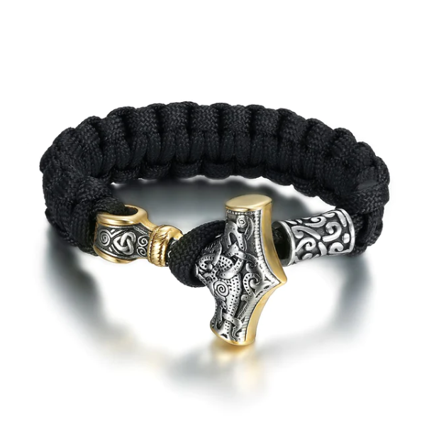 Paracord Mjolnir Bracelet - A Symbol of Power and Protection